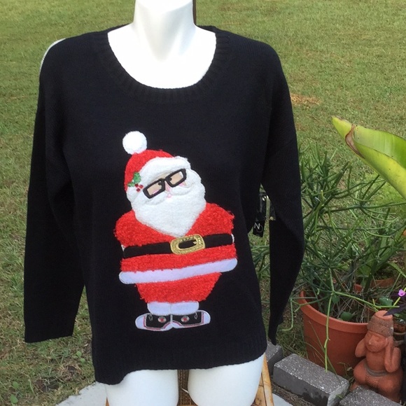 new directions Sweaters - 🎄NWT New Directions Sz Petite Large Xmas Sweater